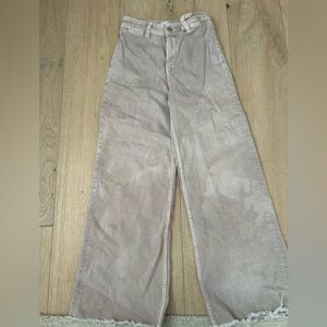 Mango Light mauve Wide-Leg Jeans